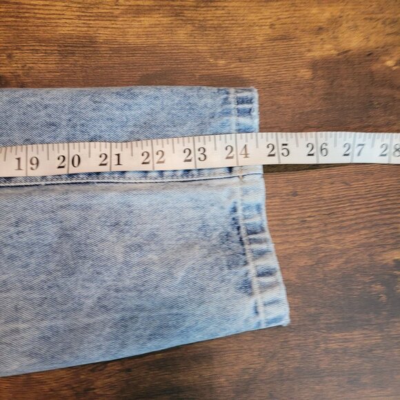 Kraus Jeans Size 8 Mom High Rise Crop Medium Light Wash Denim - Picture 9 of 10